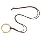 thumbnail image 4 of Cordón l collar del colgante la aleación de bronce s mujeres hombres Fernando Círculo colgante collar, 4 of 8