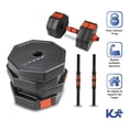 thumbnail image 2 of Set Kit Mancuernas Pesas Multiusos Ajustables 4en1 Hogar Gym KingSports 300245, 2 of 8