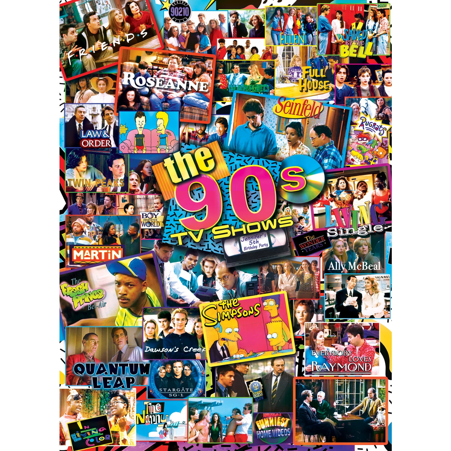 MasterPieces Puzzle Bundle - The 90's 3-Pack 500 Piece Jigsaw Puzzles