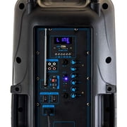 beFree Sound Double 10 Inch Subwoofer Portable Bluetooth Party PA Speaker