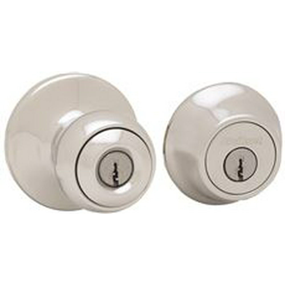 Kwikset Polo Entry And Deadbolt Lockset Satin Nickel