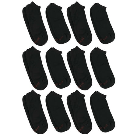 Hanes Men’s Double Tough Durability No Show Socks, 12 Pack
