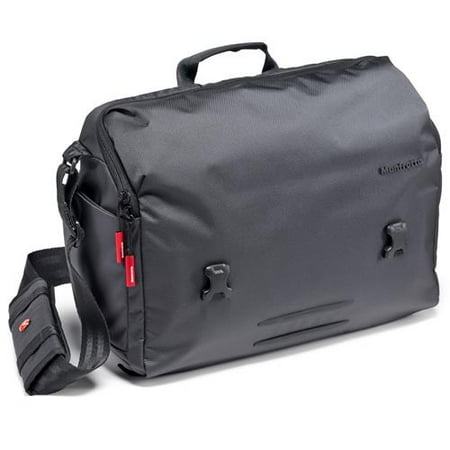 Manfrotto Manhattan Sdy 30 Messenger Bag For Csc Dslr Mirrorless Cameras Dji Mavic Pro Platinum Drones Gray