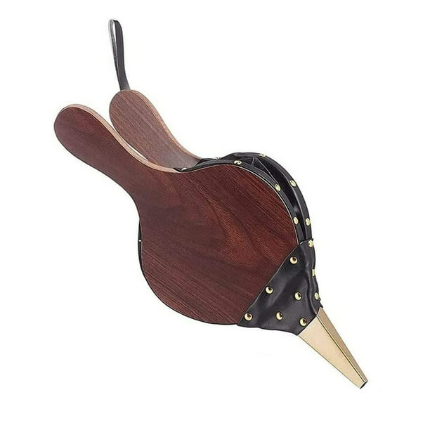 Fireplace Blower,Manual Wood Blower,Retro Fireplace Blower with Lanyard