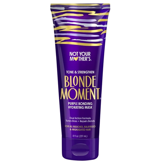 Not Your Mother's Blonde Moment Purple Bonding Mask for Light and Silver Hair Tones, 8.5 fl oz