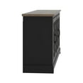 thumbnail image 2 of Raccon 59.1 in. Black with Knotty Oak TV Stand Fits TV's up to 65 in., 2 of 13