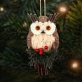 thumbnail image 5 of 1 Pcs Woodland Animal Xmas Ornaments,Lifelike Forest Animal Figurines,Animals Christmas Tree Ornaments,2D Acrylic Christmas Tree Decoration,Animal Xmas Hanging Ornament For Christmas Tree,B, 5 of 7