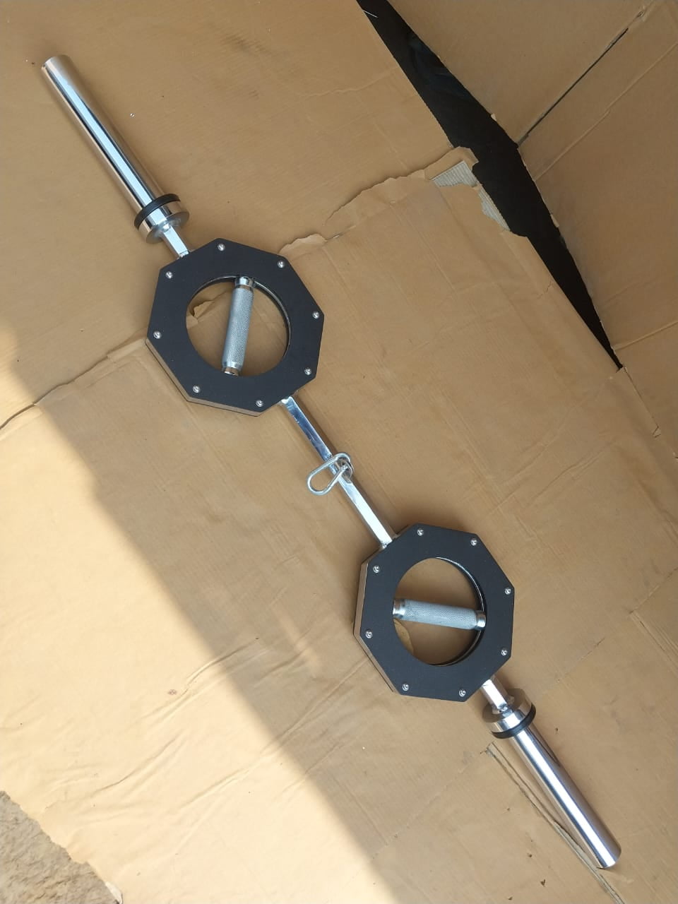 Barbell with Rotating Grips