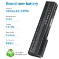 thumbnail image 2 of CC09 For HP EliteBook 8460p Battery, 2 of 2