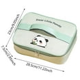 thumbnail image 4 of Fiambrera Térmica Fiambrera a prueba de fugas de acero inoxidable 2/4/5 rejillas Panda para picnic escolar para niños (bolsa de almuerzo), 4 of 6
