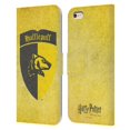 thumbnail image 1 of Head Case Designs Officially Licensed Harry Potter Sorcerer's Stone I Hufflepuff Crest Leather Book Wallet Case Compatible with Apple iPhone 6 Plus / iPhone 6s Plus, 1 of 6