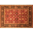 thumbnail image 1 of Ahgly Company Indoor Rectangle Oriental Orange Industrial Area Rugs, 6' x 9', 1 of 4