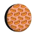 thumbnail image 1 of Balery Cartoon Hot Dog Cubiertas para Neumáticos - Protector Resistente para Neumáticos de Camioneta, SUV, Remolque, Camper y RV-15 inch, 1 of 6
