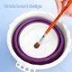thumbnail image 4 of Silicone Foldable Art Water Bucket Multifunctional Brush Washer Portable Collapsibles Washing Cup for Acrylic Watercolor Oil Painting Artists Studios, 4 of 6