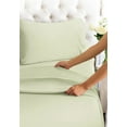 thumbnail image 7 of CGK Linens 3-Piece Ultra Soft & Comfy Hotel Luxury Sheet Set - Twin Size Cooling Bed Sheet Fits 8"-16" Mattresses, Light Sage Green, 7 of 7