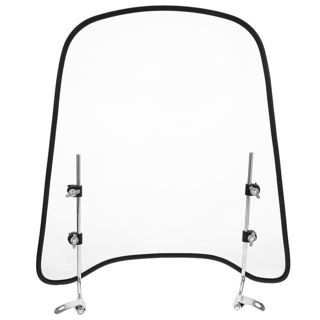 unbranded 1Jgo Parabrisas Transparente Para Motocicleta Accesorio Ligero Con Protección Contra Y Lluvia