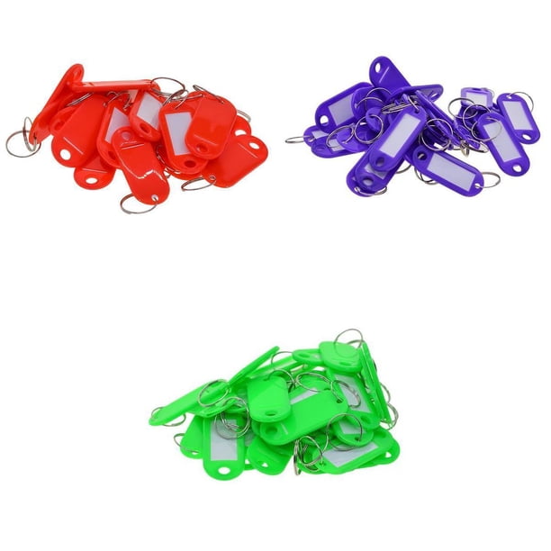 Etiquetas clave Etiquetas de identificación de equipaje rojo verde morado