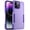 Purple, variant on Poetic Neon Case for iPhone 14 Pro, Dual Layer Heavy Duty Drop Protection, Military Green