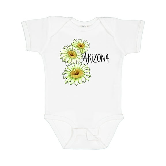 Inktastic Arizona Saguaro Cactus Flowers Boys or Girls Baby Bodysuit