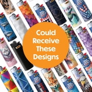 BIC Maxi Special Edition Pocket Lighters, Assorted Designs, 2-Pack, Americas No. 1 Lighter