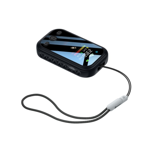 Medidor de CO2 3 en 1 Riwesomey Detector de Temperatura y Humedad Negro