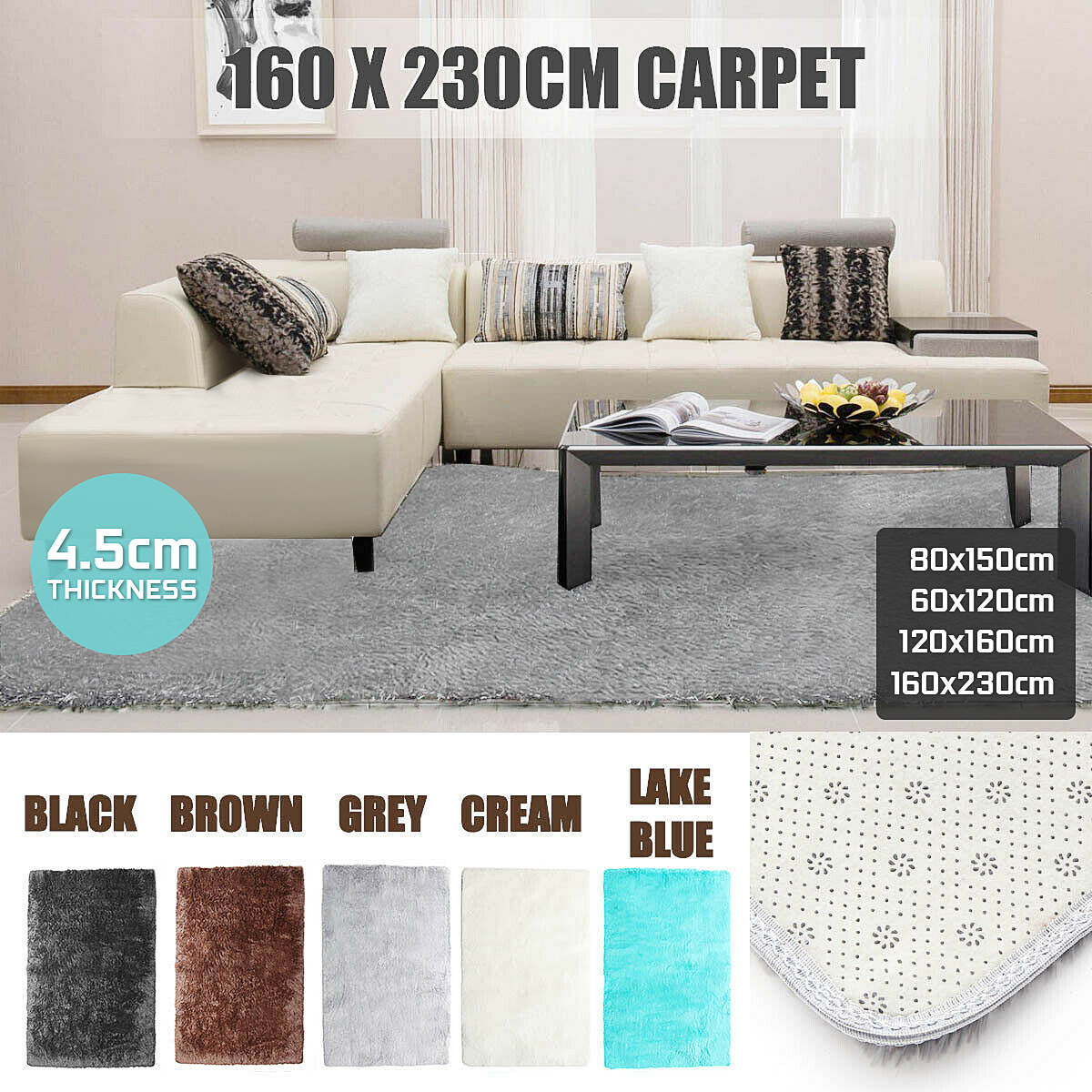 63x91inch 5 Colors Non Slip Fluffy Rectangle Floor Rug Anti Skid Shaggy Area Rug Dining Room Carpet Yoga Bedroom Floor Mat Cover Child Play Mat Parlor Bedroom Decor Walmart Com Walmart Com