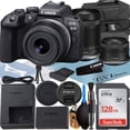 thumbnail image 1 of Canon EOS R10 Mirrorless Camera with RF-S 18-45mm + 18-150mm Lens + SanDisk 128GB Memory Card + Case + ZeeTech Accessory Bundle, 1 of 9