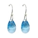 thumbnail image 4 of Juego de aretes y cadena con dije en forma de hoja ZVEZDA Plata mexicana ley .925 Cristal Swarovski, 4 of 5