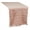 Rose, variant on Chevron Modern Cotton Rectangular Table Runner with Fringe
