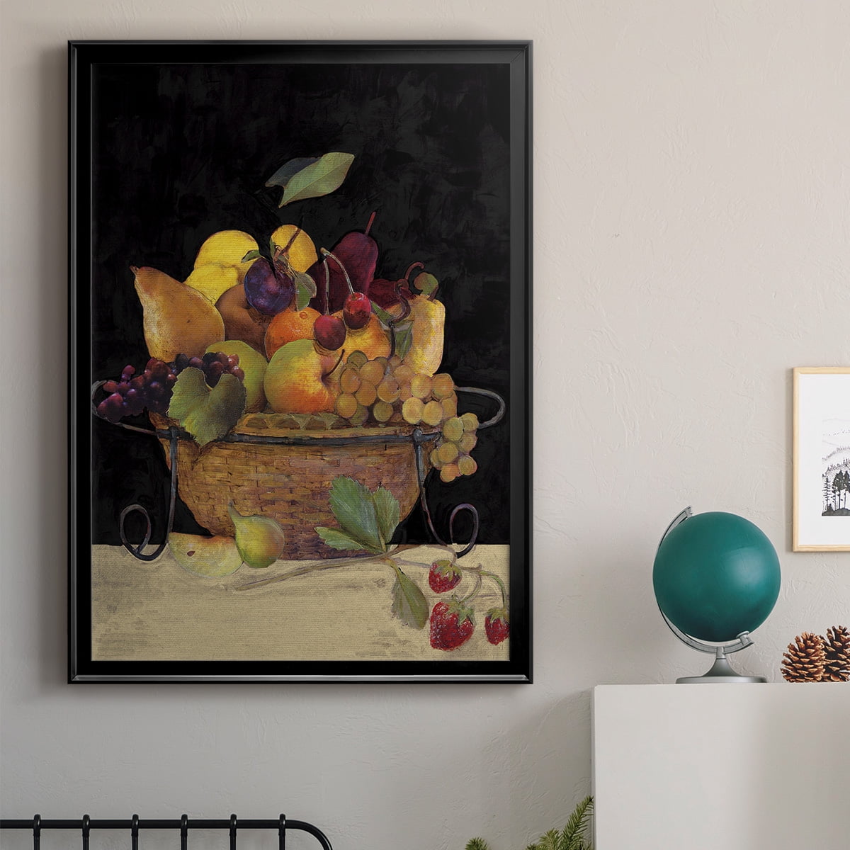 Fruit Basket II Revisit Premium Framed Print - Ready to Hang
