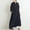 Black, variant on Sakmal Solid Summer Dresses for Women Under $10 Button Down Elbow-Length Comfort Fit Beige Maxi Shirt Dress