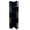 Black, variant on L-Shaped Corner Bookshelf, 5 Tier Freestanding Display Shelf with LED Lights and Baffle, Storage Bookcase for Home, Office, Kitchen