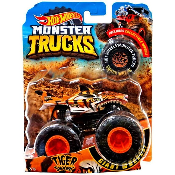Hot Wheels Monster Trucks Tiger Shark Die-Cast Car