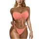 thumbnail image 1 of Trajes de baño tankini para mujer Trajes de baño de dos piezas con tirantes ajustables y espalda descubierta de color liso para mujer Trajes de baño para mujer Trajes de baño tankini para mujer, 1 of 5