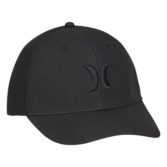 Hurley Cap Boy's Icon Baseball Hat (Big Kids) Color Black/Black Sizes 8-20
