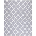 thumbnail image 3 of Safavieh Dhurries Grey Contemporary Rug - Square 8', 3 of 4