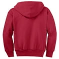 thumbnail image 5 of Port & Company - Youth Core Fleece Full-Zip Hooded Sweatshirt, 5 of 5