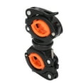 thumbnail image 2 of M Buder Soporte Universal para Bastón y Muleta Ajustable con Rotación 360 Grados Accesorio de ABS para Sillas de Ruedas y Andadores 24 cm / 9.4 in (Color Negro y Naranja), 2 of 9