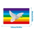 thumbnail image 2 of 3x5ft Ukrainian Flag Premium 100D Woven Polynylon Flag Banner, 2 of 2