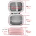 thumbnail image 4 of Geekria Shield Earbuds Case Compatible with JBL Vibe Buds 2, Tune Beam, Vibe Beam 2, Tune Buds 2 True Wireless Earbuds, Replacement Hard Shell Travel Carrying Bag with Cable Storage, 4 of 6