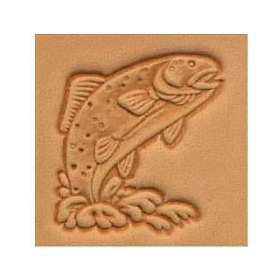 Tandy Leather Trout 3D Leather Craft Metal Stamping Tool