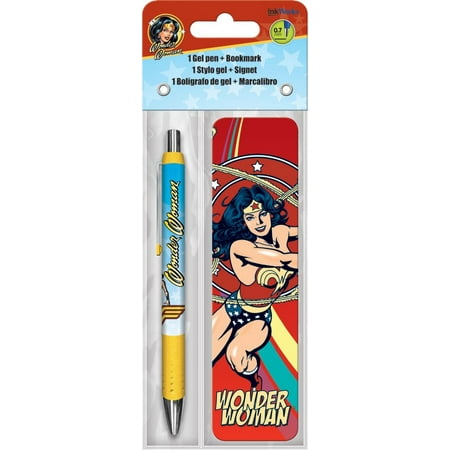 Bookmark Combo Packs - Wonder Woman Gel Pen & Bookmark Pack
