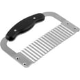 thumbnail image 4 of Crinkle-Cut Wave Slicer French Fry Vegetable Cutter, Stainless Steel Blade, For Waffle Fries Chips Decorative Vegetables Holiday Meal Prep And Baby-Led Weaning, 4 of 4