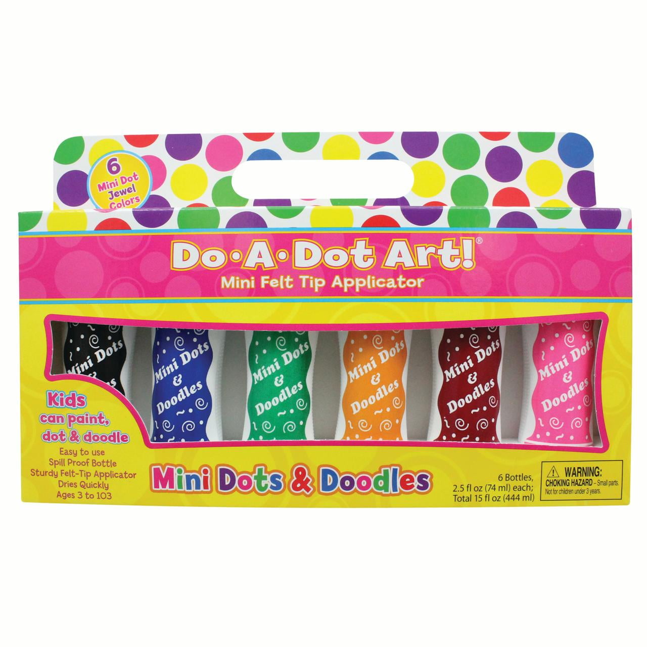 Do•A•Dot Art!™ Mini Jewel Tone Markers, 6 colors