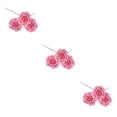 thumbnail image 4 of Flores Artificiales Wosthever 50 Piezas Rosa Oscuro Espuma, 4 of 6