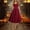 A174 Red, variant on Women's Vintage Midi Dress Renaissance Peasant Costume Square Neck Lace Up Corset Flattering A-Line Halloween Party Dress Medieval Clothes