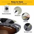 thumbnail image 3 of Elastic Fitted Round Tablecloth, Sage Green Black Geometric Waterproof Stretch Table Cover for 45"-54" Tables, Modern Art Abstract Grey Line Washable Outdoor Tablecloths for Patio, Picnic, Camping, 3 of 9