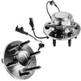 thumbnail image 7 of Detroit Axle - 2WD Front Wheel Bearing Hubs Disc Rotors Brake Pads w/ Lug Nuts for 07-13 Chevrolet Silverado GMC Sierra 1500 08-14 Tahoe Avalanche Suburban Yukon XL Cadillac Escalade: 12.99“ Rotor, 7 of 7