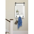 thumbnail image 5 of Kate and Laurel Wall Mirror, White, 5 of 7
