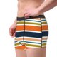 thumbnail image 2 of Balery Colorful Pastel Stripes Calzoncillos bóxer para hombre, ropa interior de algodón suave y transpirable con cinturilla de nailon-Medium, 2 of 5